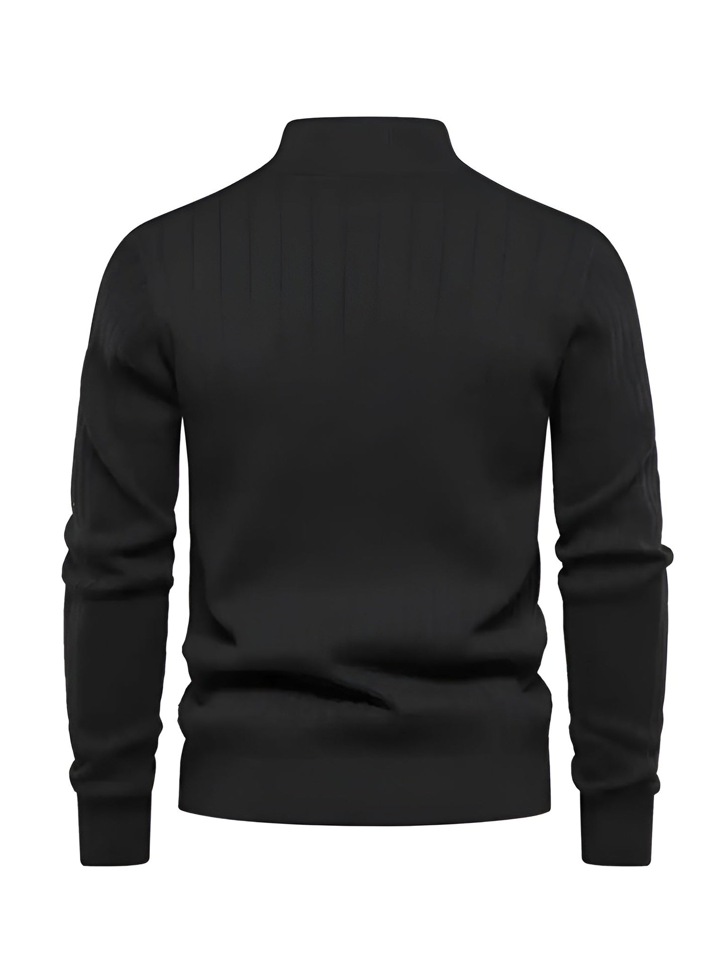 Pull col montant zippé – Élégance & Confort