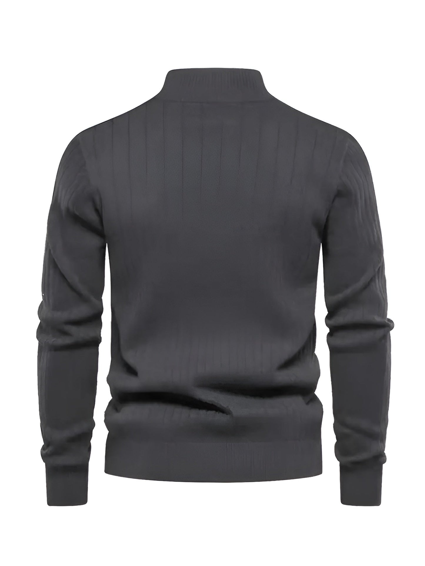 Pull col montant zippé – Élégance & Confort