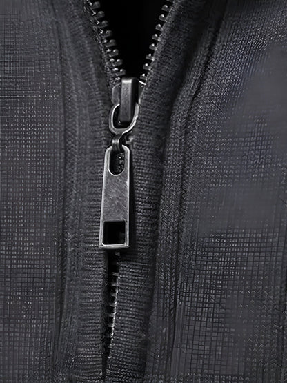 Pull col montant zippé – Élégance & Confort