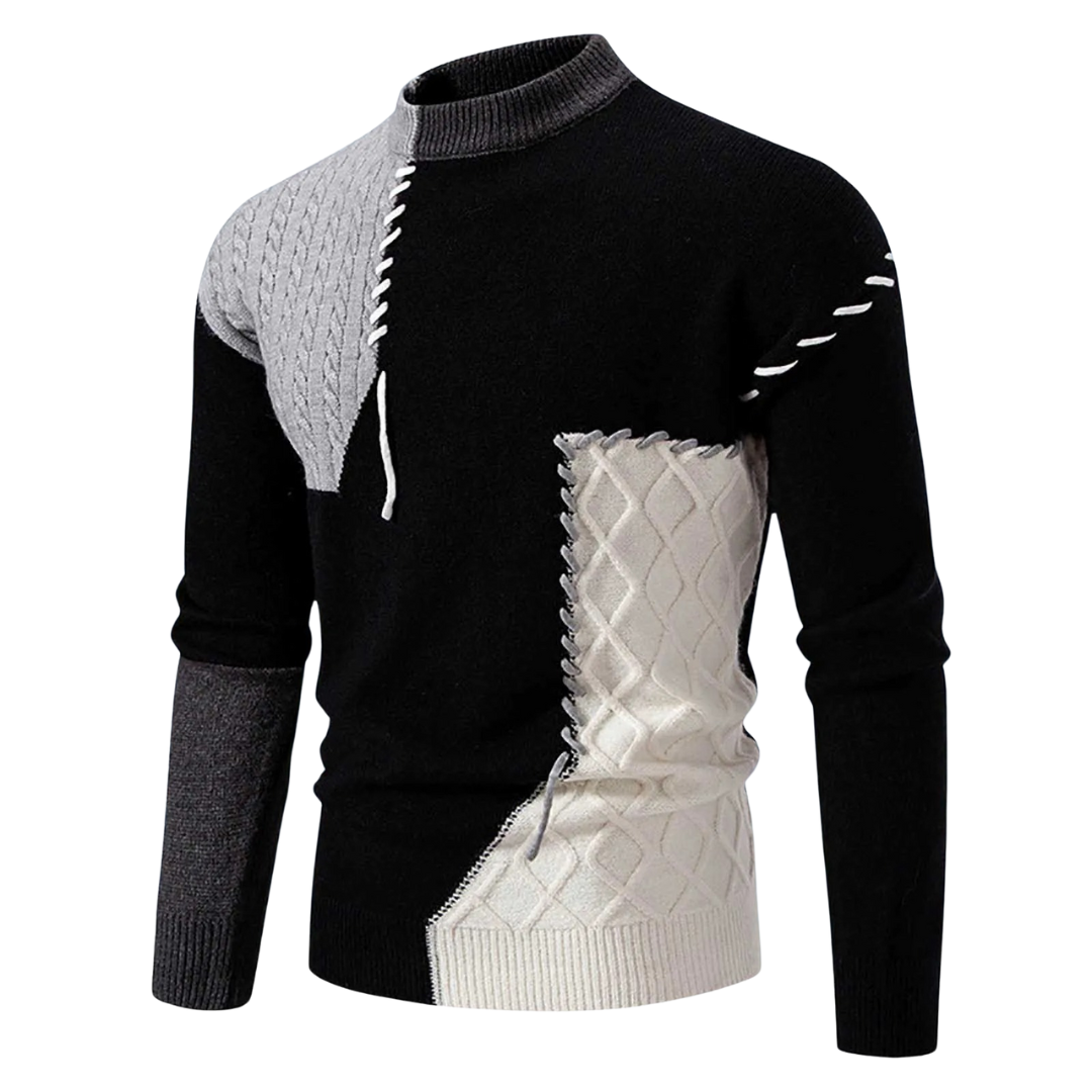Alexander™ | Pull patchwork moderne