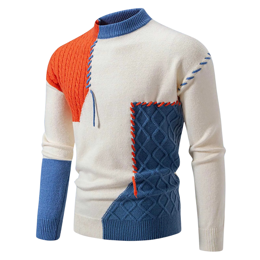 Alexander™ | Pull patchwork moderne