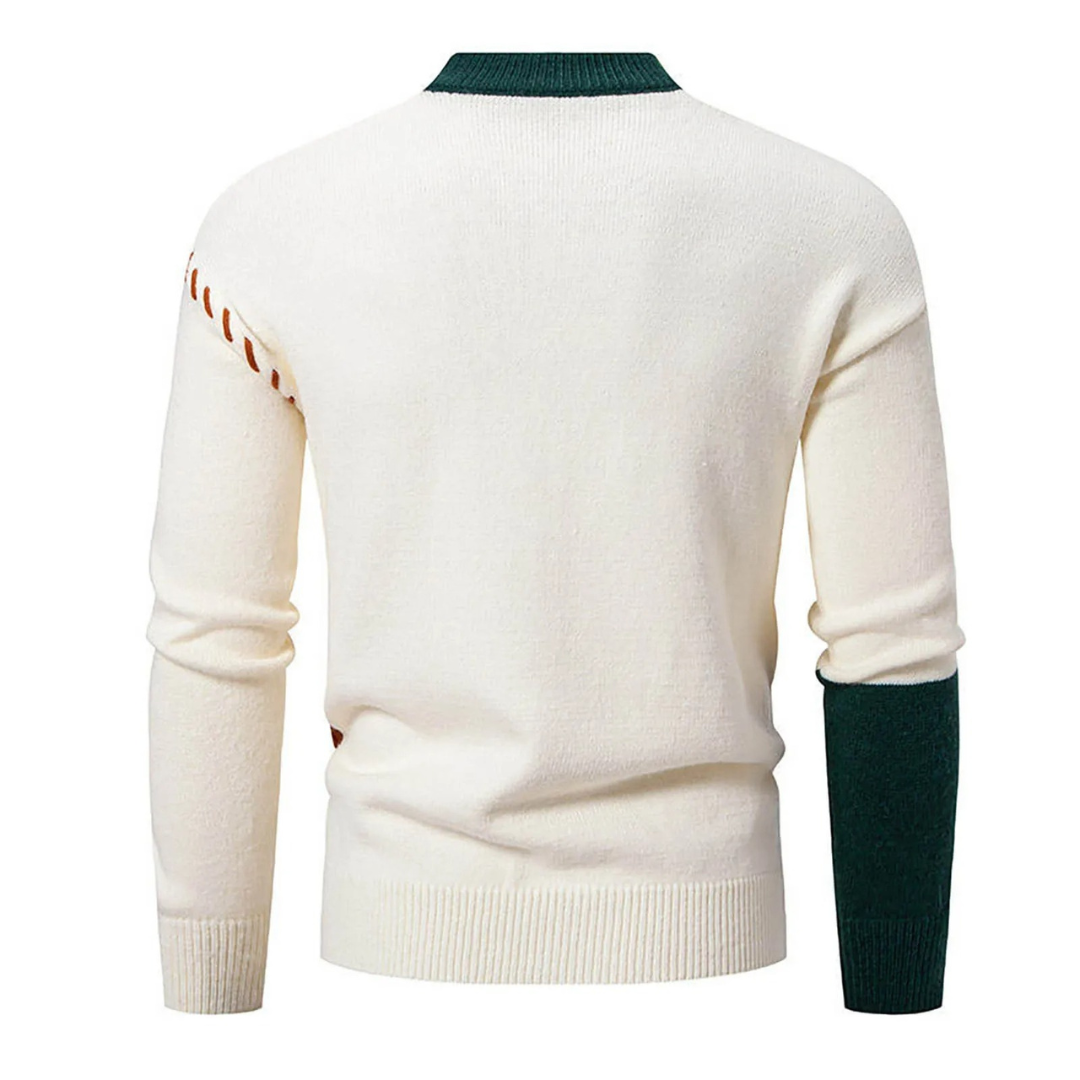 Alexander™ | Pull patchwork moderne