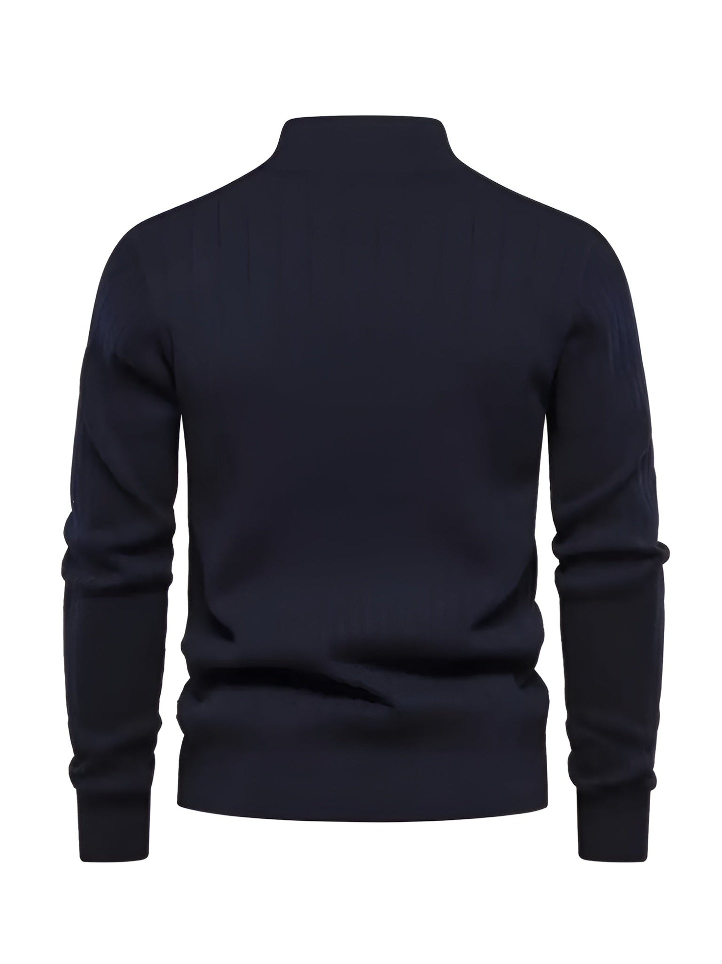 Pull col montant zippé – Élégance & Confort