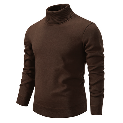Pull à Col Roulé Classique pour Homme – Élégance & Confort
