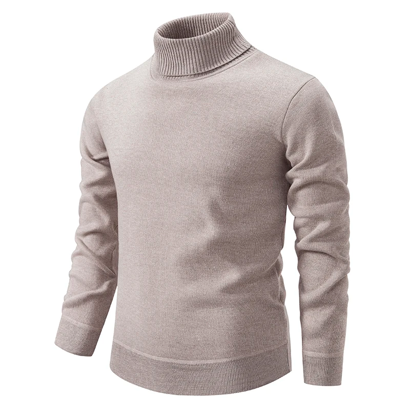 Pull à Col Roulé Classique pour Homme – Élégance & Confort