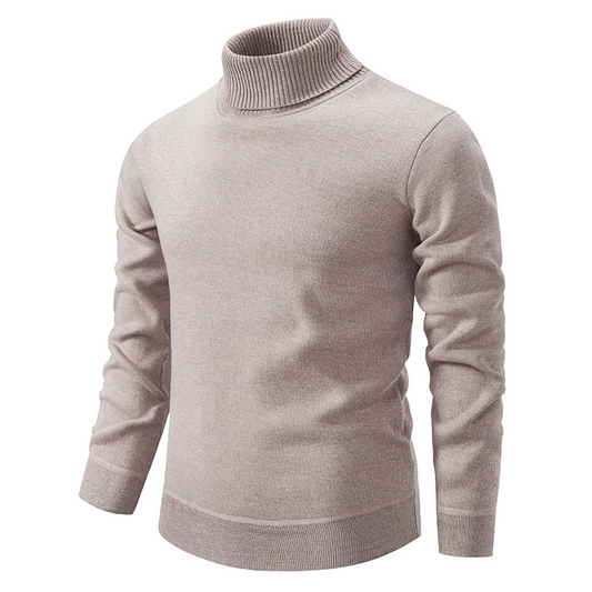 Pull à Col Roulé Classique pour Homme – Élégance & Confort