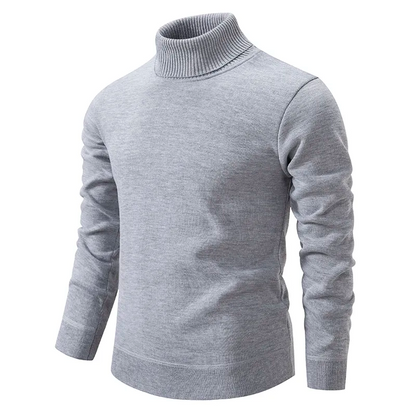 Pull à Col Roulé Classique pour Homme – Élégance & Confort