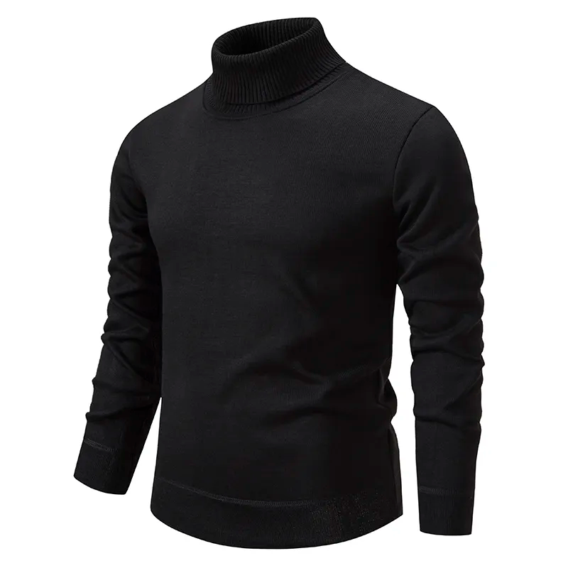 Pull à Col Roulé Classique pour Homme – Élégance & Confort