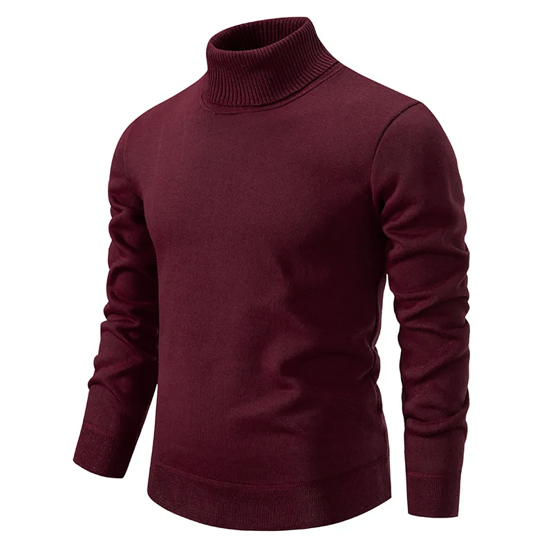 Pull à Col Roulé Classique pour Homme – Élégance & Confort